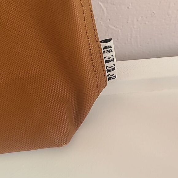 Feed Eleanor Canvas Eleanor Bag Ochre (Burnt Orange) Brown & Black - Picture 7 of 14